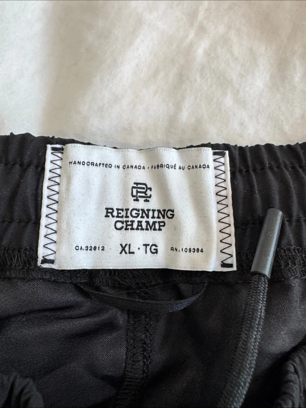 Reigning Champ Black Men's Swim Trunks